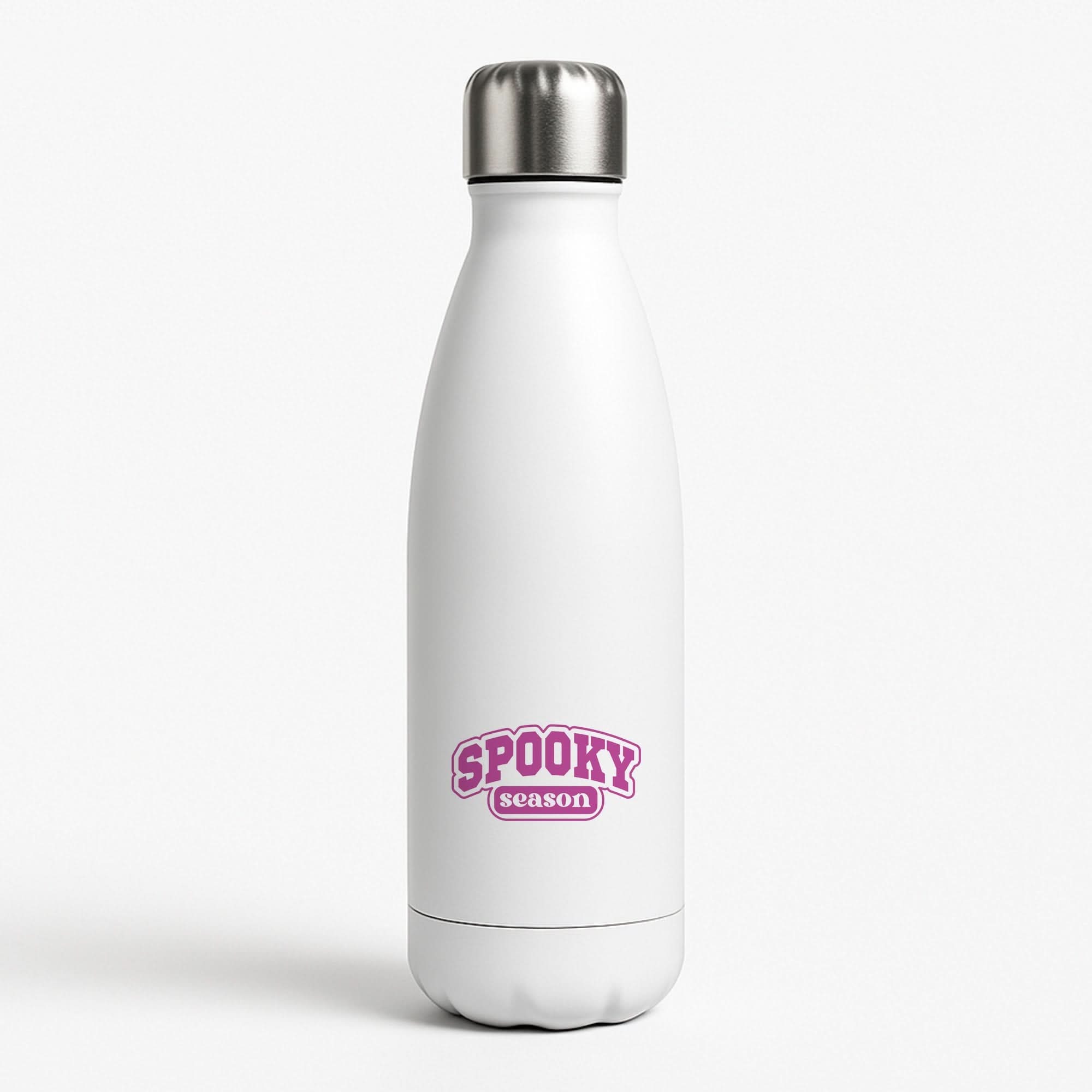 Spooky Season Varsity White Water Bottle