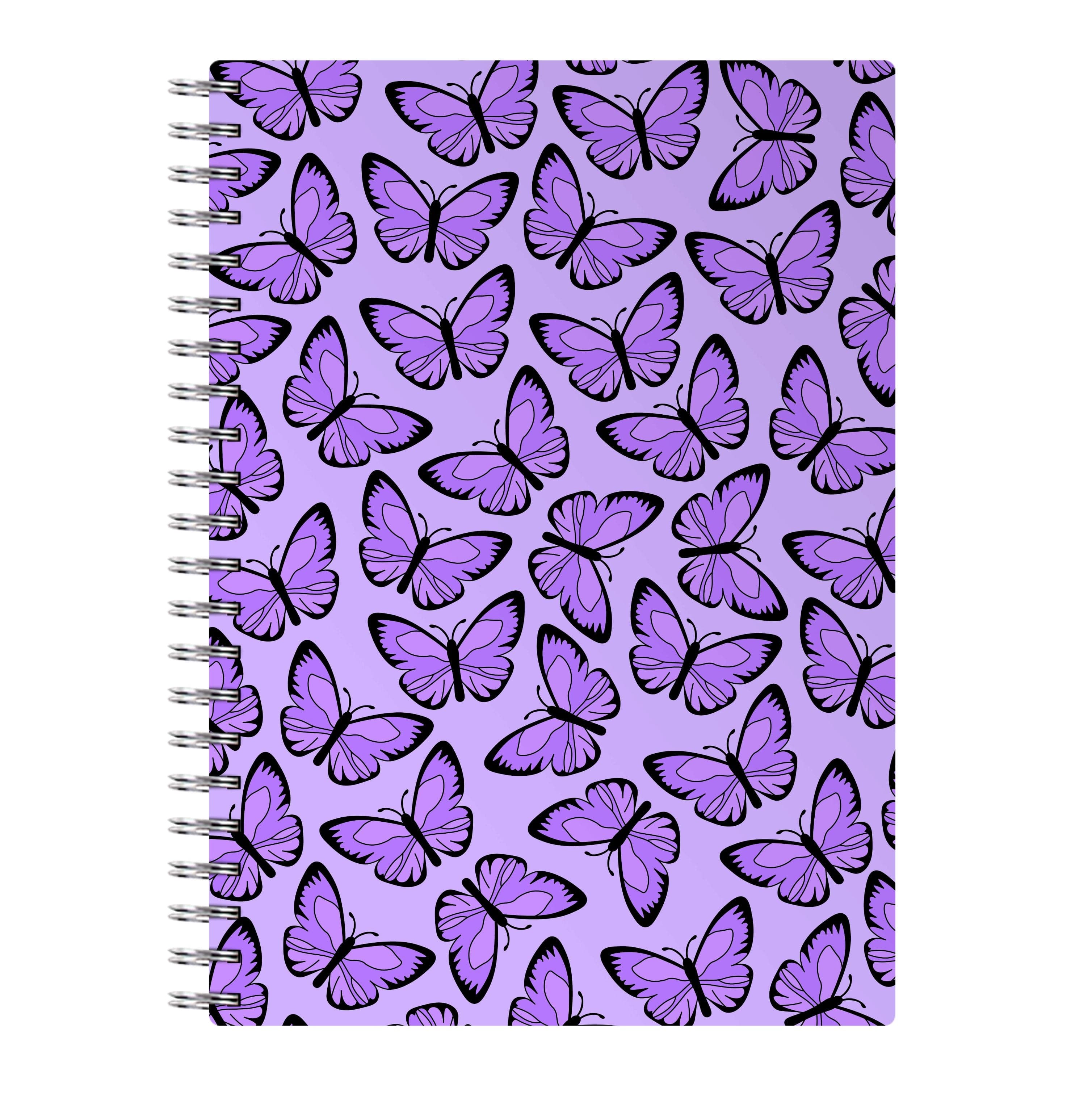 Purple Butterfly - Butterfly Patterns Notebook