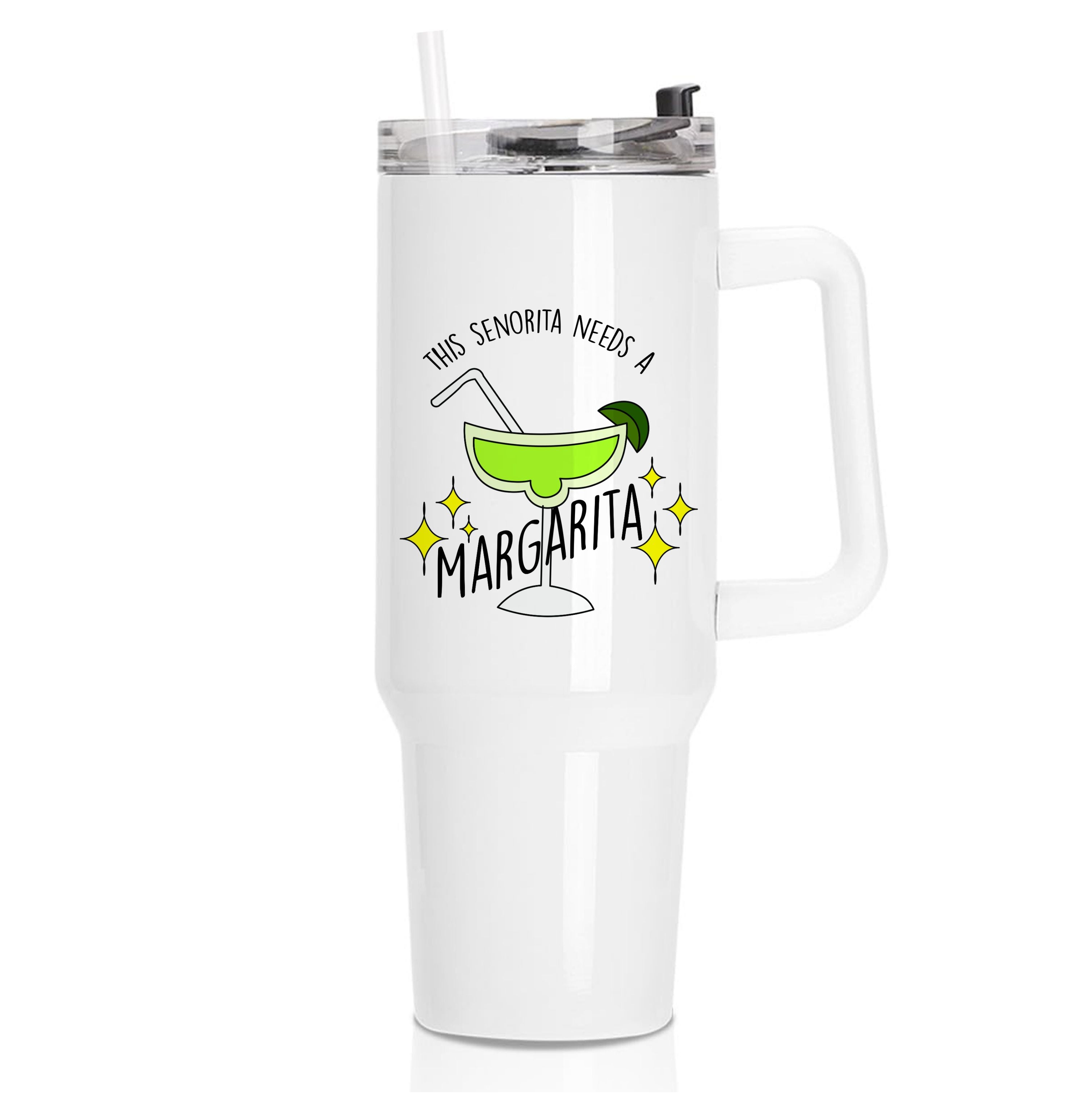 This Senorita Needs A Margarita - Funny Quotes Tumbler