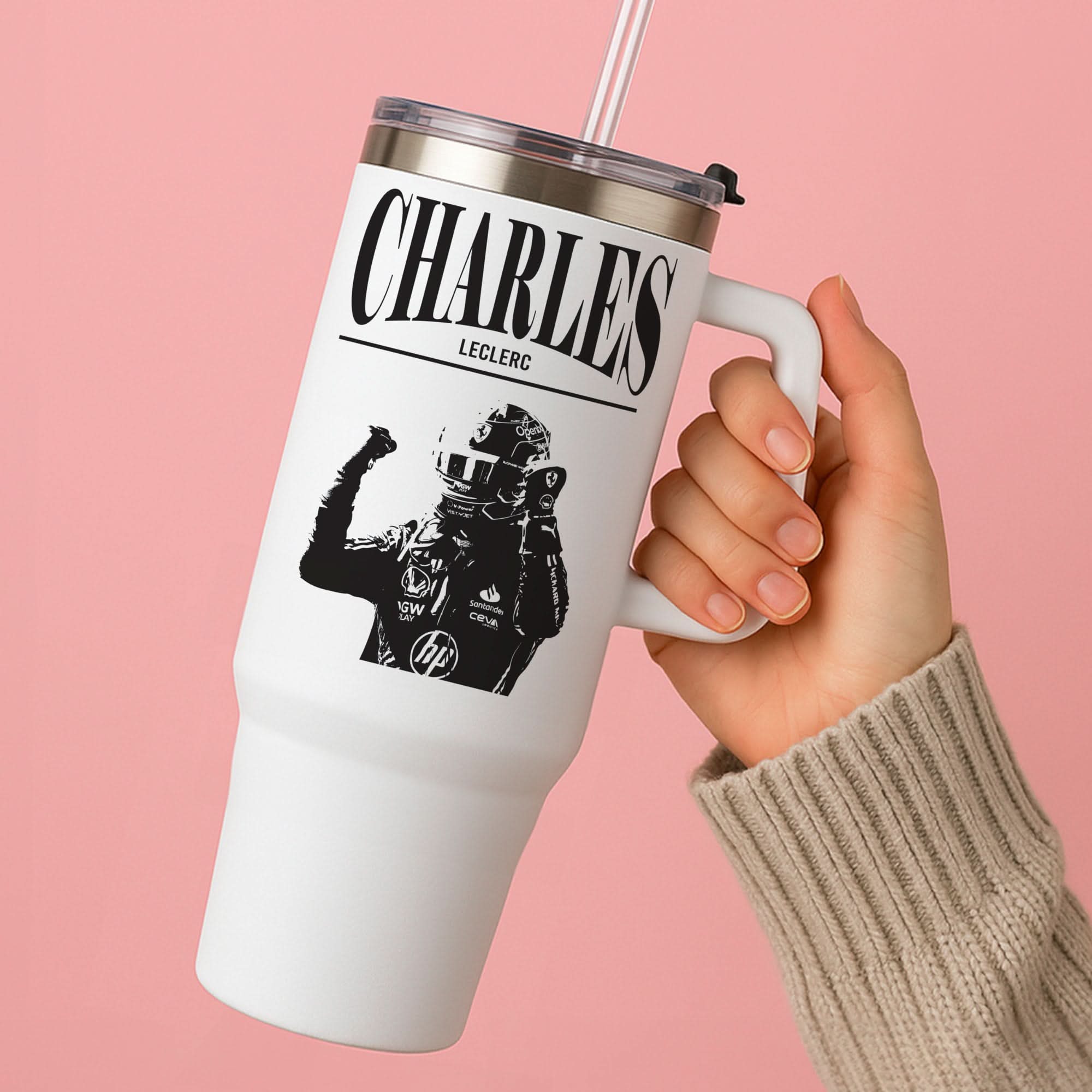 Charles Red And Gold Tumbler