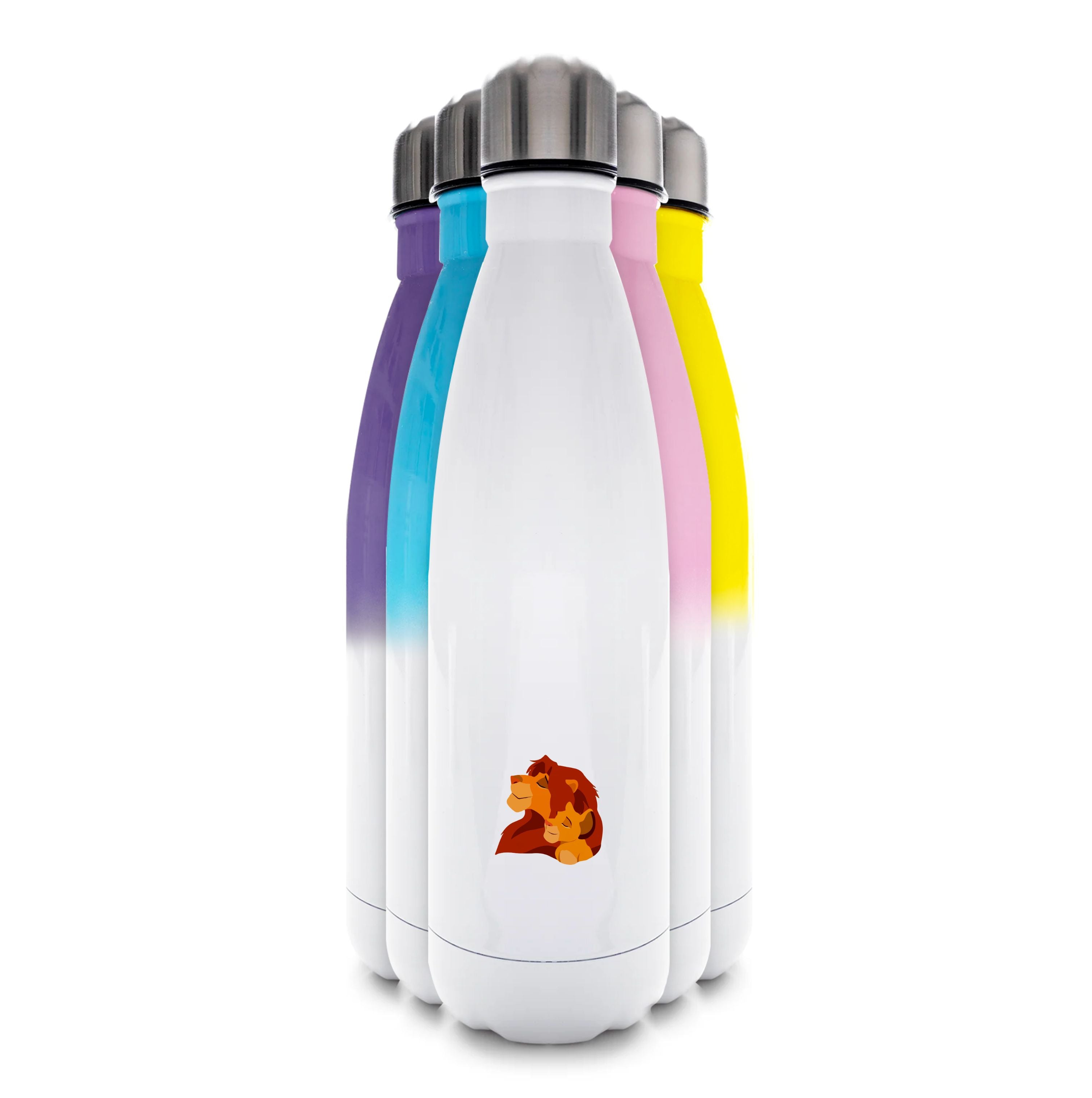 King Lion And Cub Water Bottle