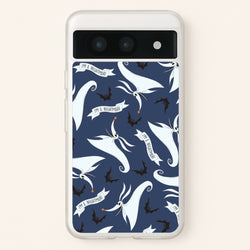 Skeleton Dog And Bats Pattern Google Pixel 8a Case
