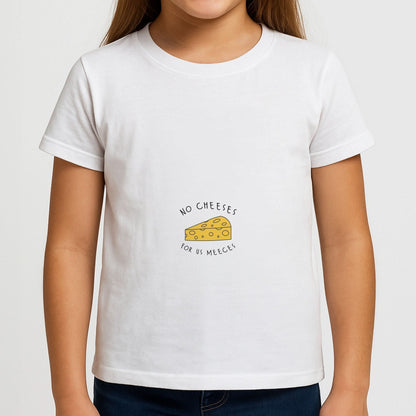 No Cheeses For Us Meeces Girls T-Shirt