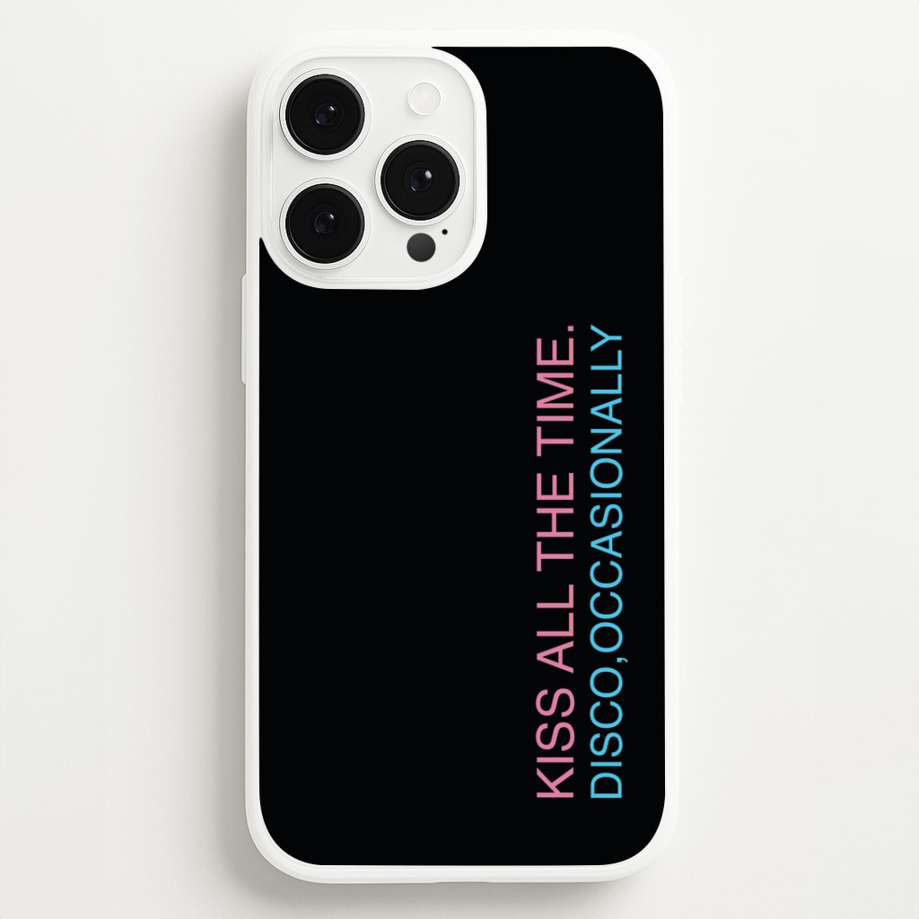 Disco Occasionally Text iPhone 13 Pro Case