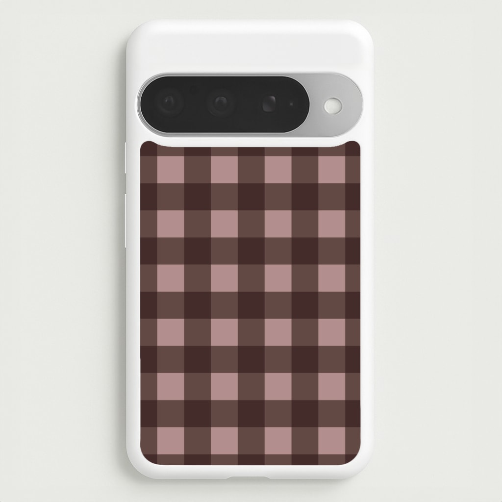 Chocolate Gingham Google Pixel 10 Pro XL Case