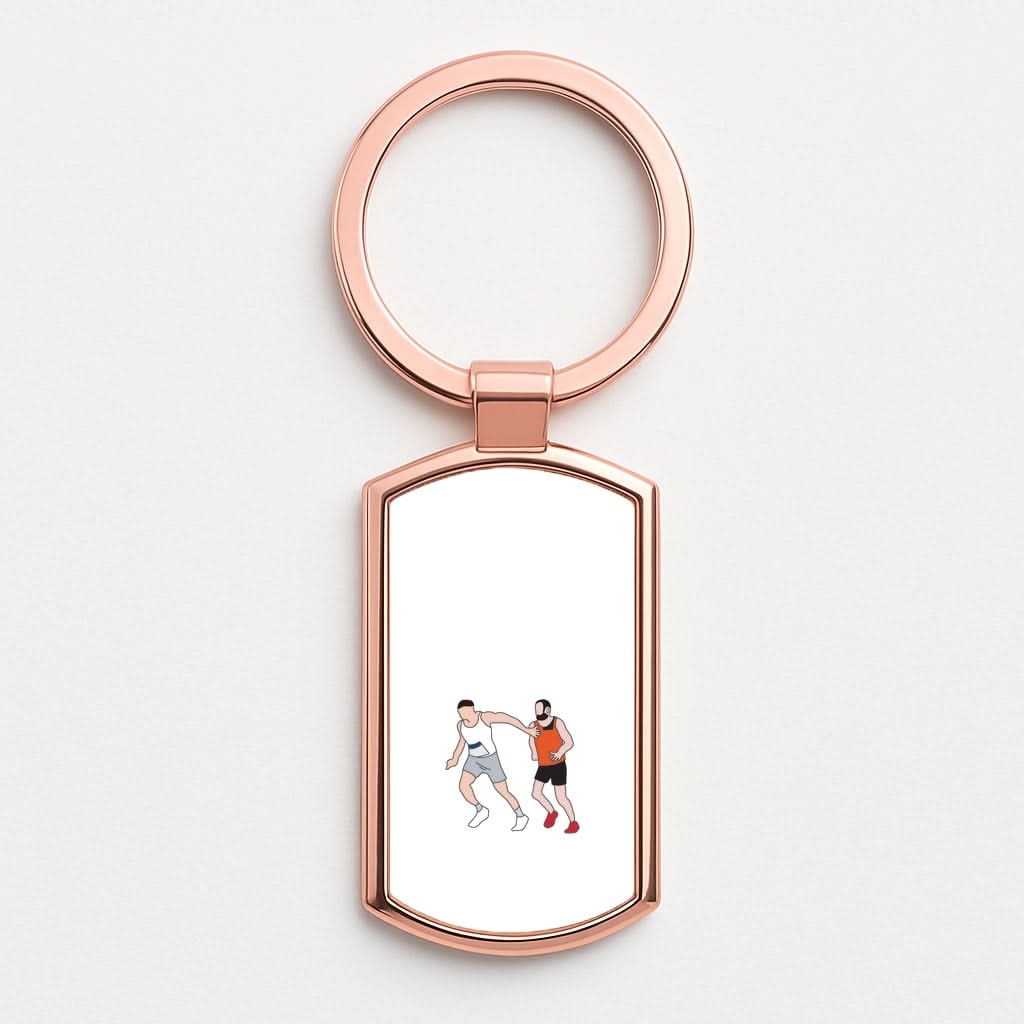 Tommy Marathon Rose Gold Keyring