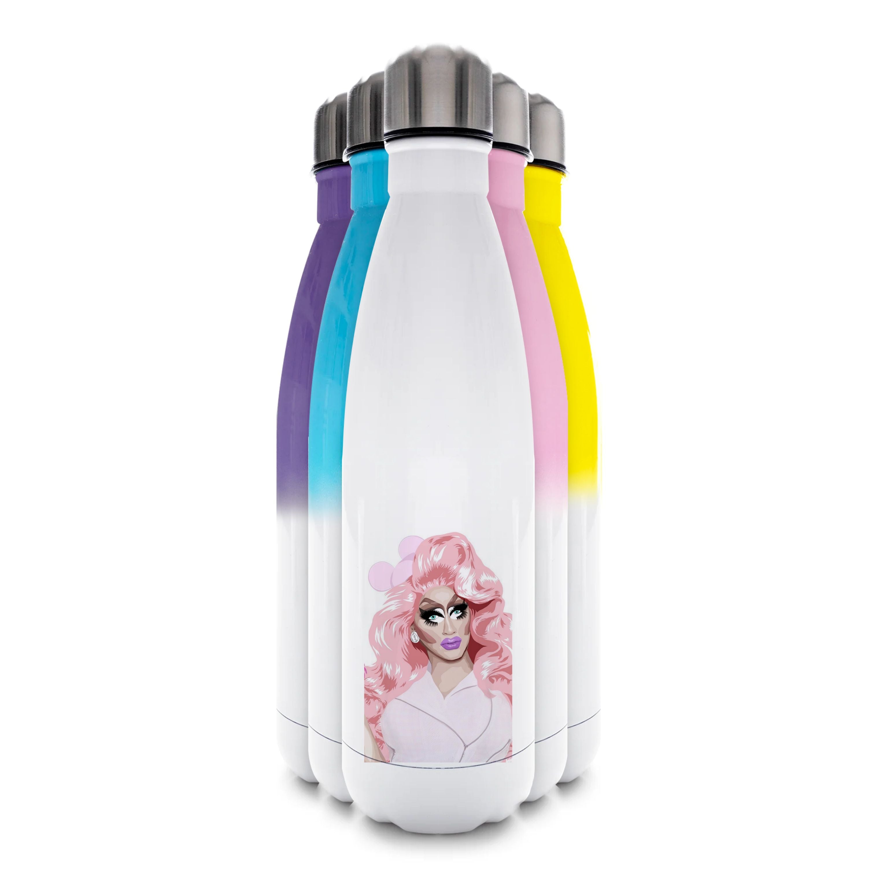 White Trixie Mattel - Drag Queen's Drag Race Water Bottle