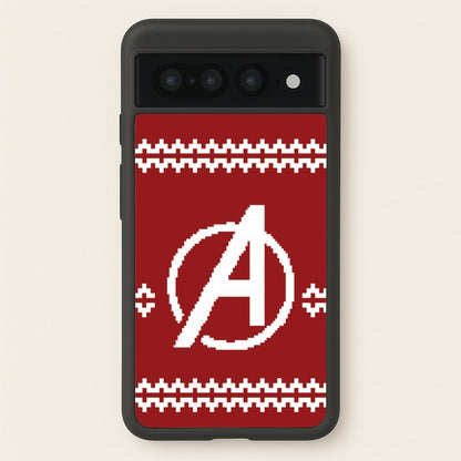 Superhero Team Red Christmas Jumper  Google Pixel 7 Pro Case
