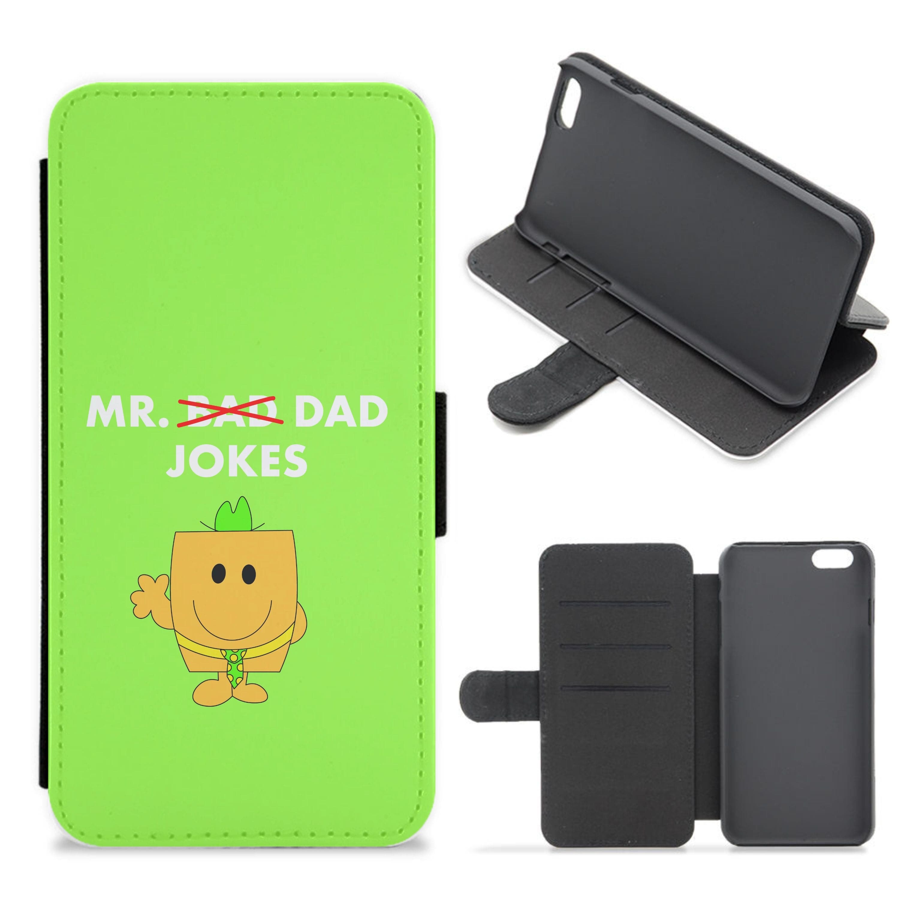 Mr Dad Jokes - Personalised Father's Day Flip / Wallet Phone Case