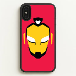 Metal Heart Hero Face iPhone XS Max Case