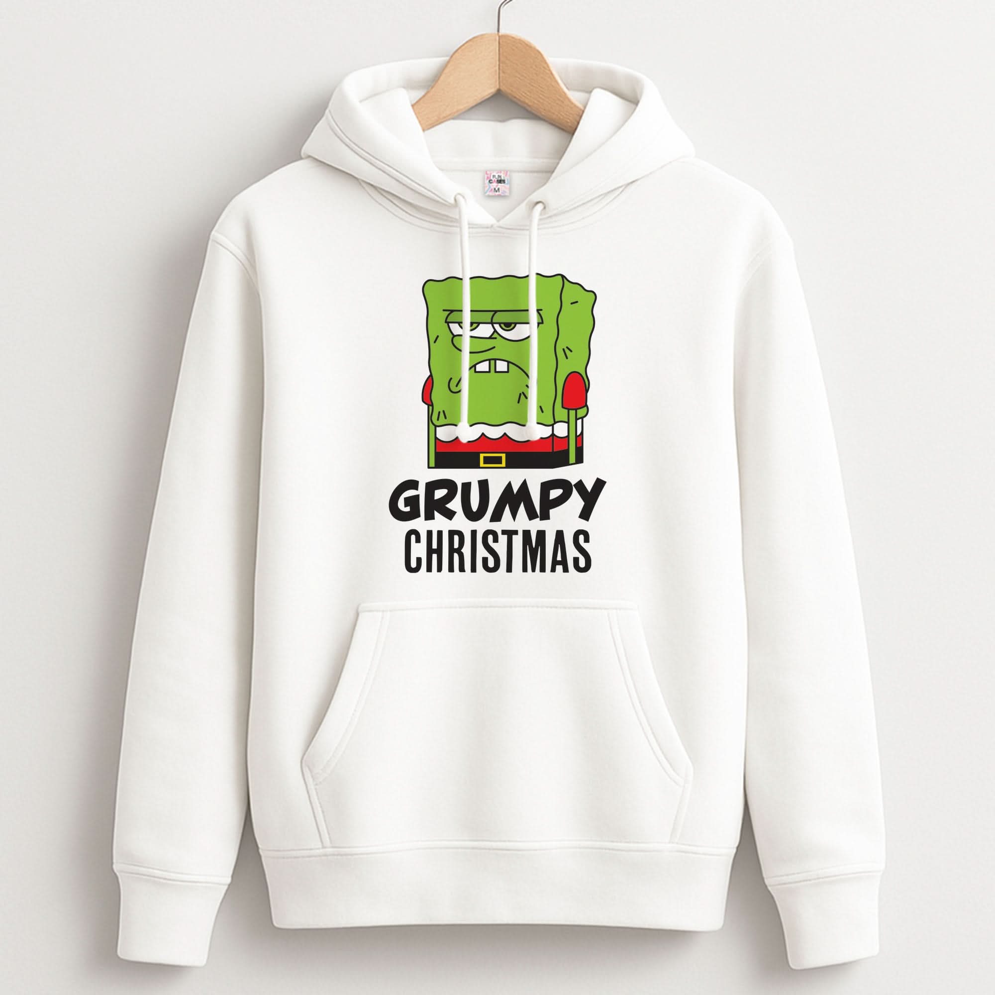 Grumpy Christmas Cartoon Sponge Hoodie