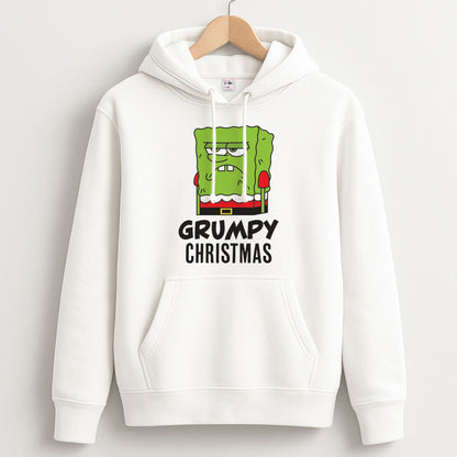 Grumpy Christmas Cartoon Sponge Unisex Hoodie