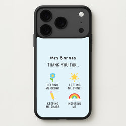 Thank You For Helping Me iPhone 17 Pro Case