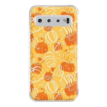 Drawn Pumpkin Pattern Phone Case