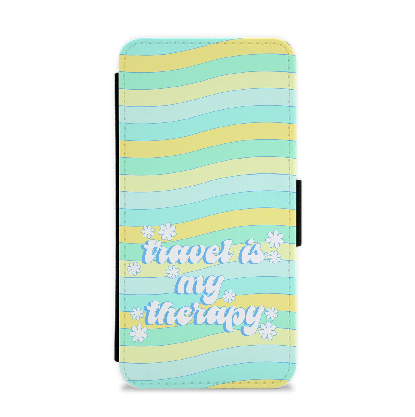 Travel Is My Therapy - Summer Flip / Wallet Phone Case