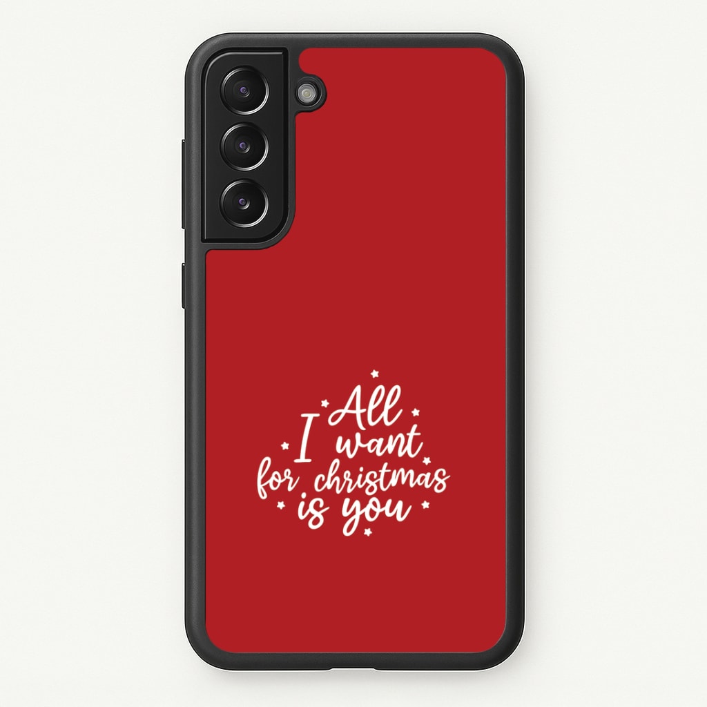 All I Want For Christmas Is You Stars Galaxy S22 Case