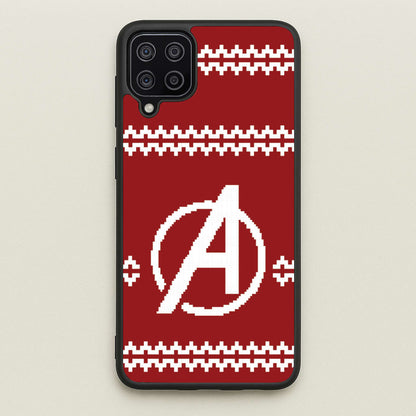 Superhero Team Red Christmas Jumper  Galaxy A12 Case