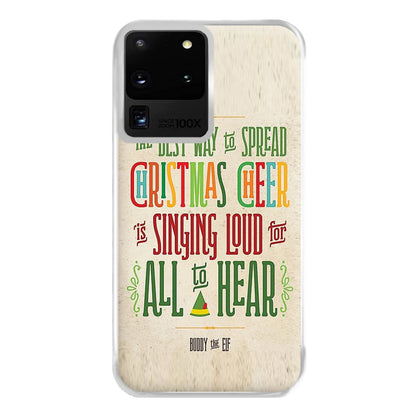 The Best Way To Spead Christmas Cheer - Elf Phone Case