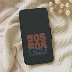 505 Band Members Dark Leather Phone Case