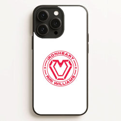 Metal Heart Riri Phone Case for Apple iPhone, Samsung Galaxy, Huawei and Google Pixel