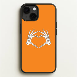 Skeleton Heart iPhone 13 Mini Case