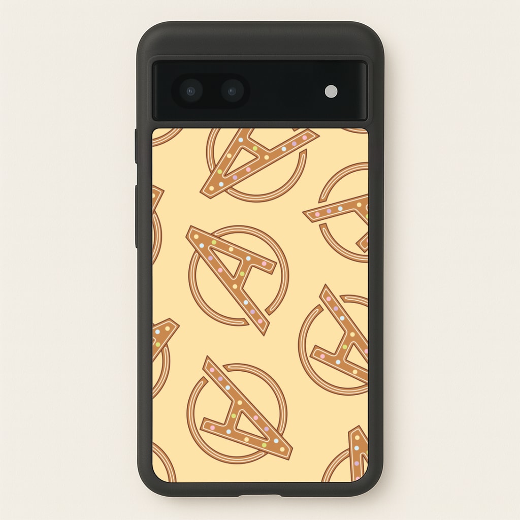 Superhero Team Gingerbread Pattern Google Pixel 6a Case