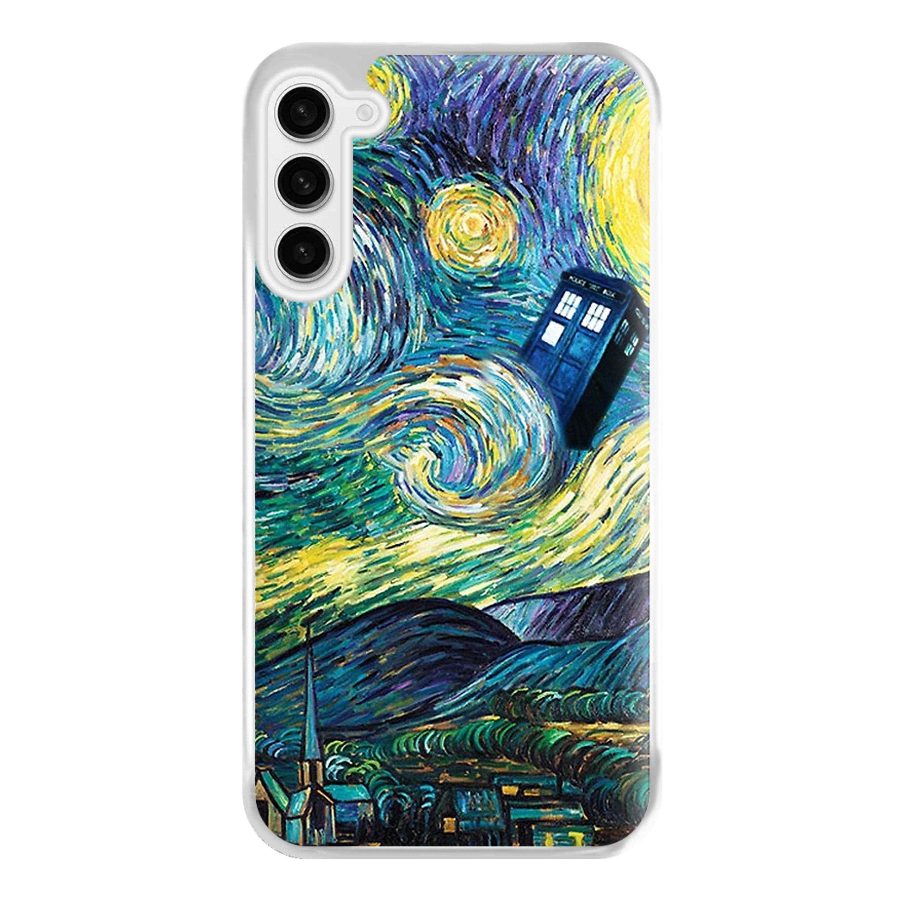 Starry Night Tardis Phone Case