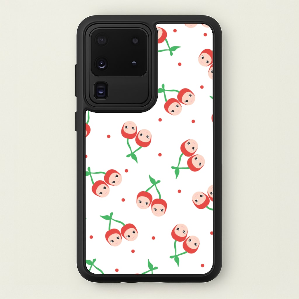 Cherry Angels Pattern Galaxy S20 Ultra Case