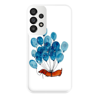 Dachshund And Balloons Phone Case