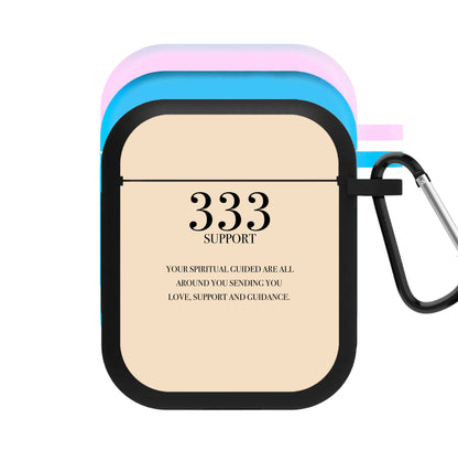 333 - Angel Numbers AirPods Case