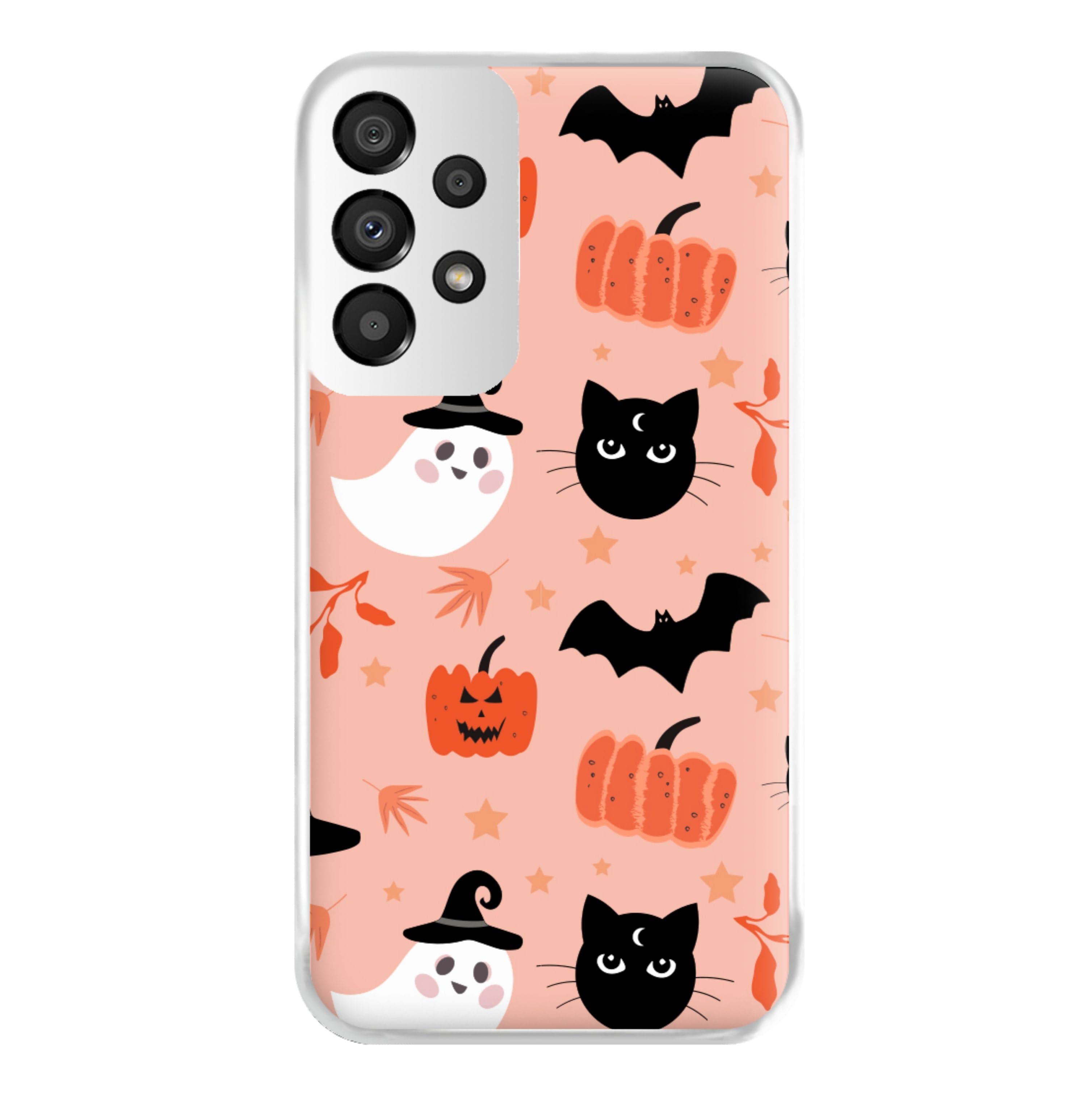 Pretty Pink Halloween Pattern Phone Case