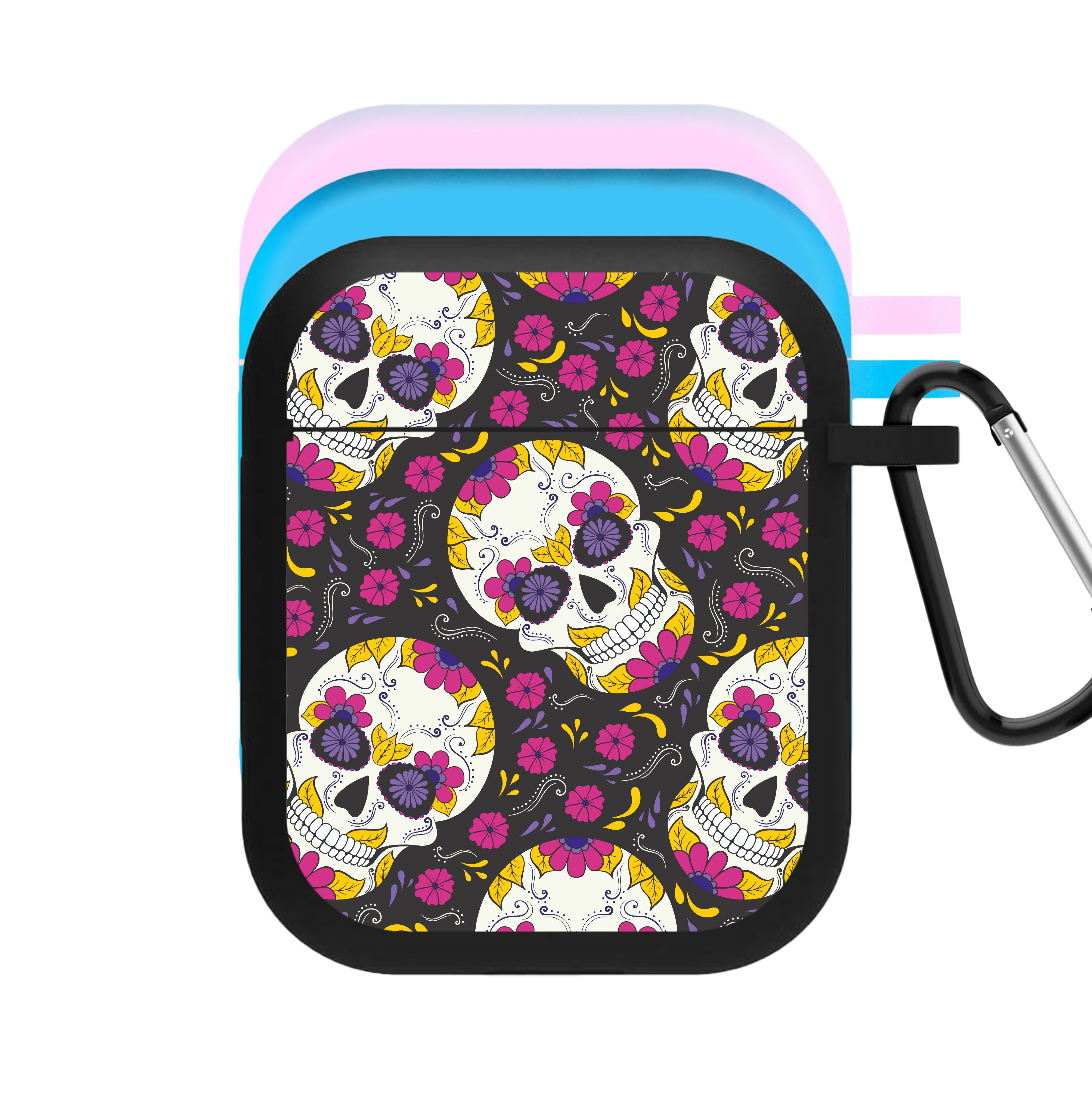 Calavera Pattern - Halloween AirPods Case