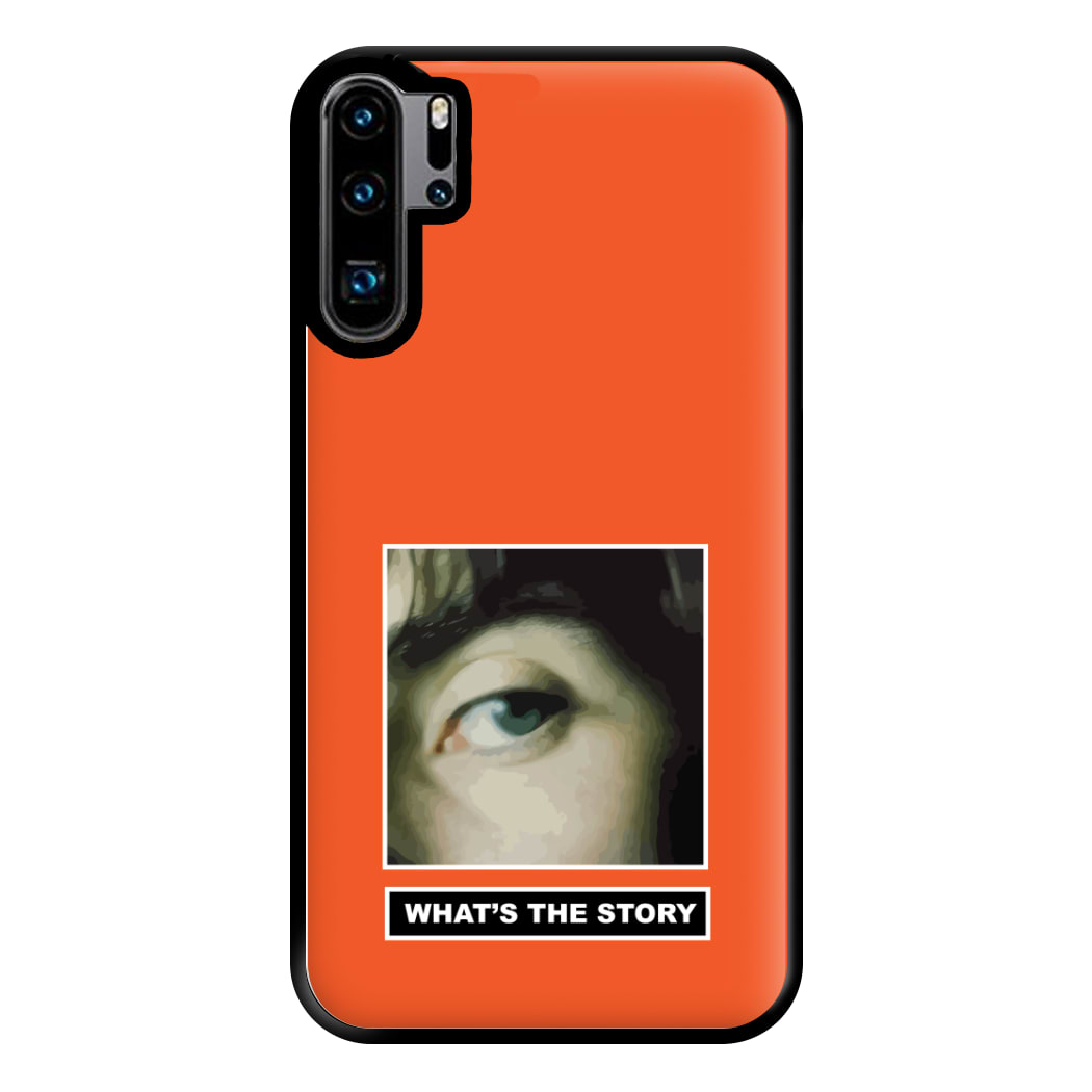 What's The Story Orange Huawei P30 Pro Case