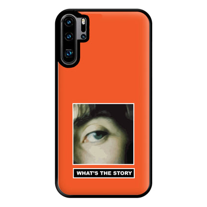 What's The Story Orange Huawei P30 Pro Case