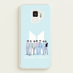 K-Pop Band Tour Pastel Blue Galaxy S9 Case