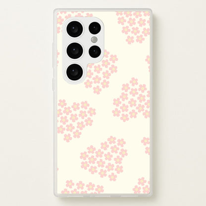 Flower Hearts Pattern Galaxy S24 Ultra Case