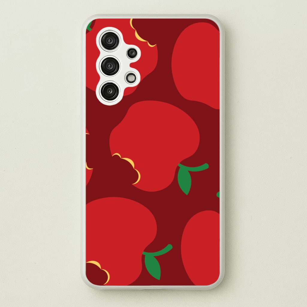 Teacher Apples Pattern Galaxy A13 Case