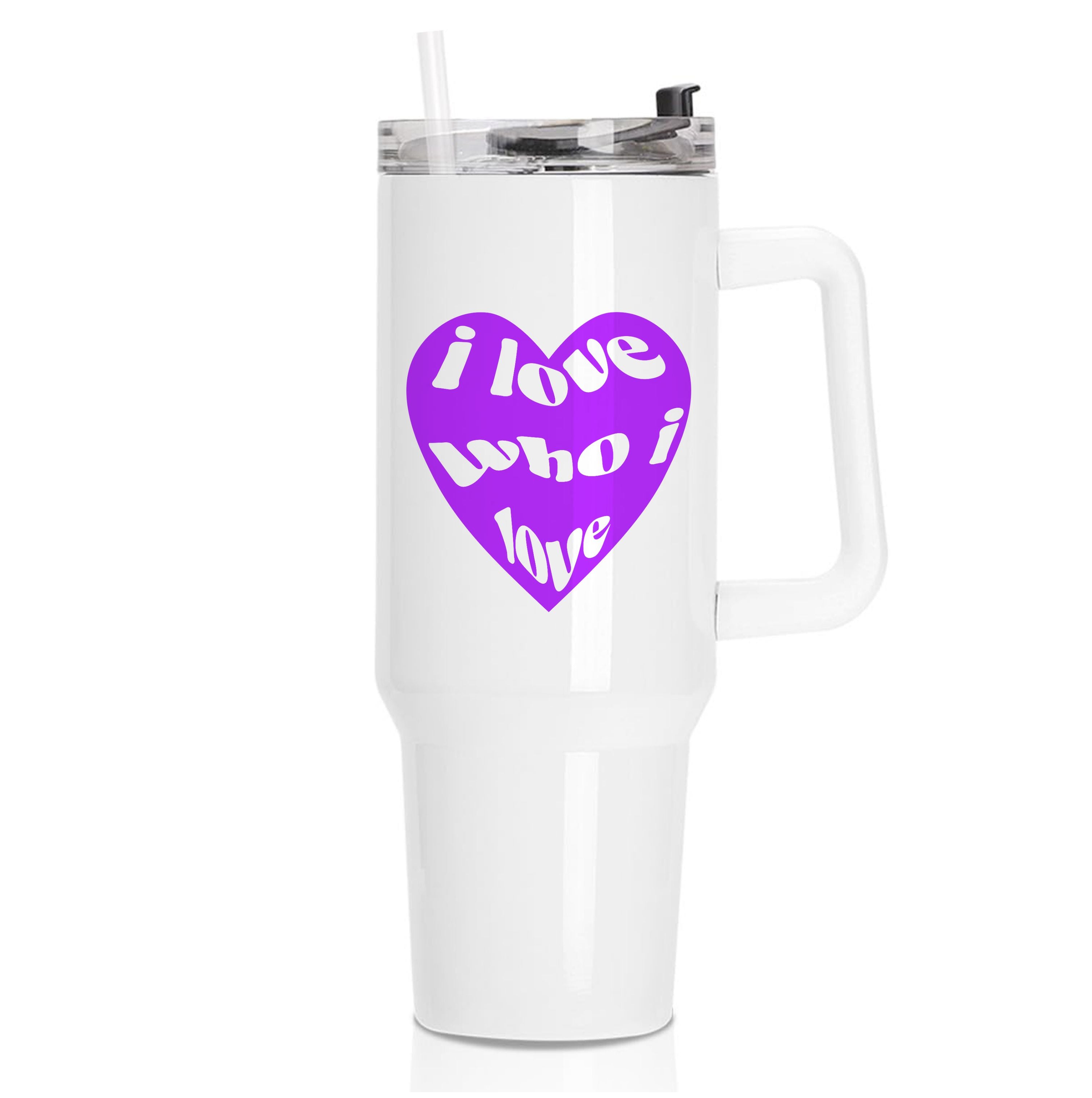 I love who I love - Pride Tumbler