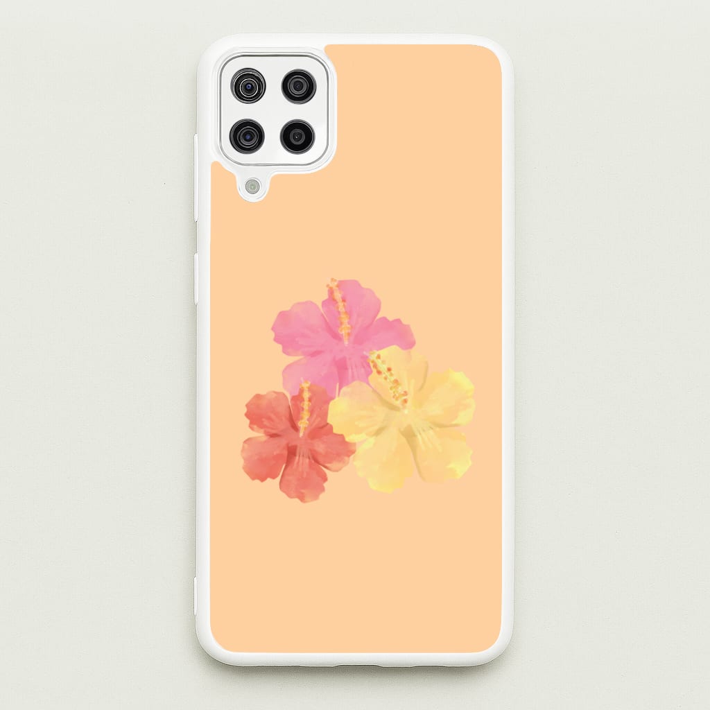 Hibiscus Sunset Galaxy A12 Case