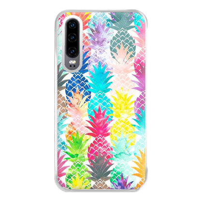 Watercolour Pineapple Pattern Phone Case