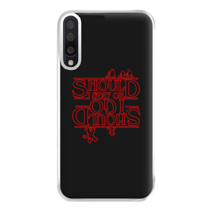 Should I Stay Or Should I Go Upside Down Phone Case