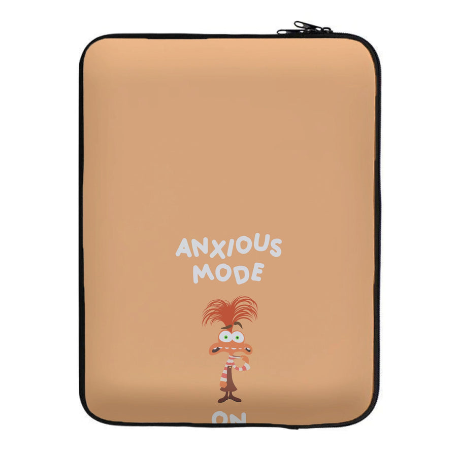 Anxious Mode On - Inside Out Laptop Sleeve