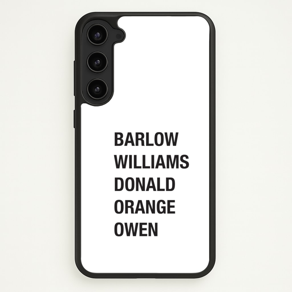 Take Band Members Names Galaxy S23 Case