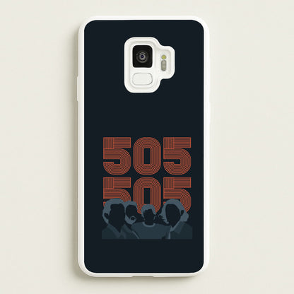 505 Band Members Dark Galaxy S9 Case