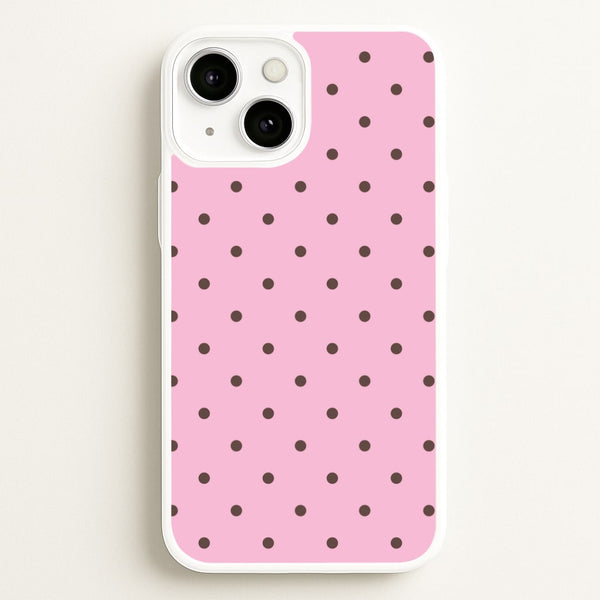 Strawberry Polka Dots iPhone 13 Case
