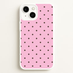 Strawberry Polka Dots iPhone 13 Mini Case