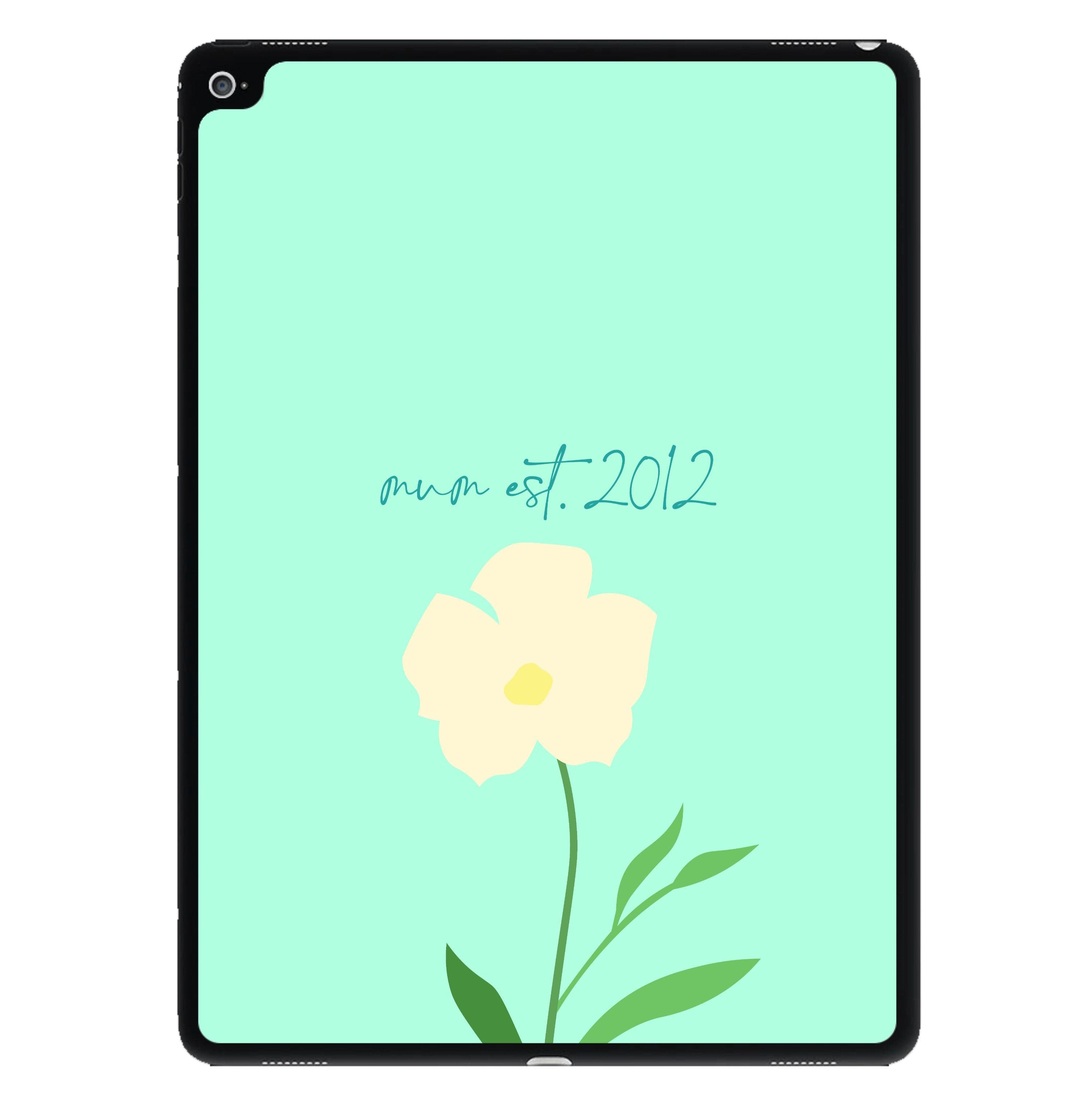 Baby Blue Mum Est iPad Case