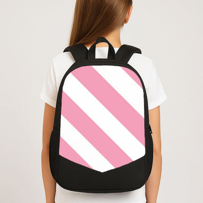 Candy Cane Stripes School Bag