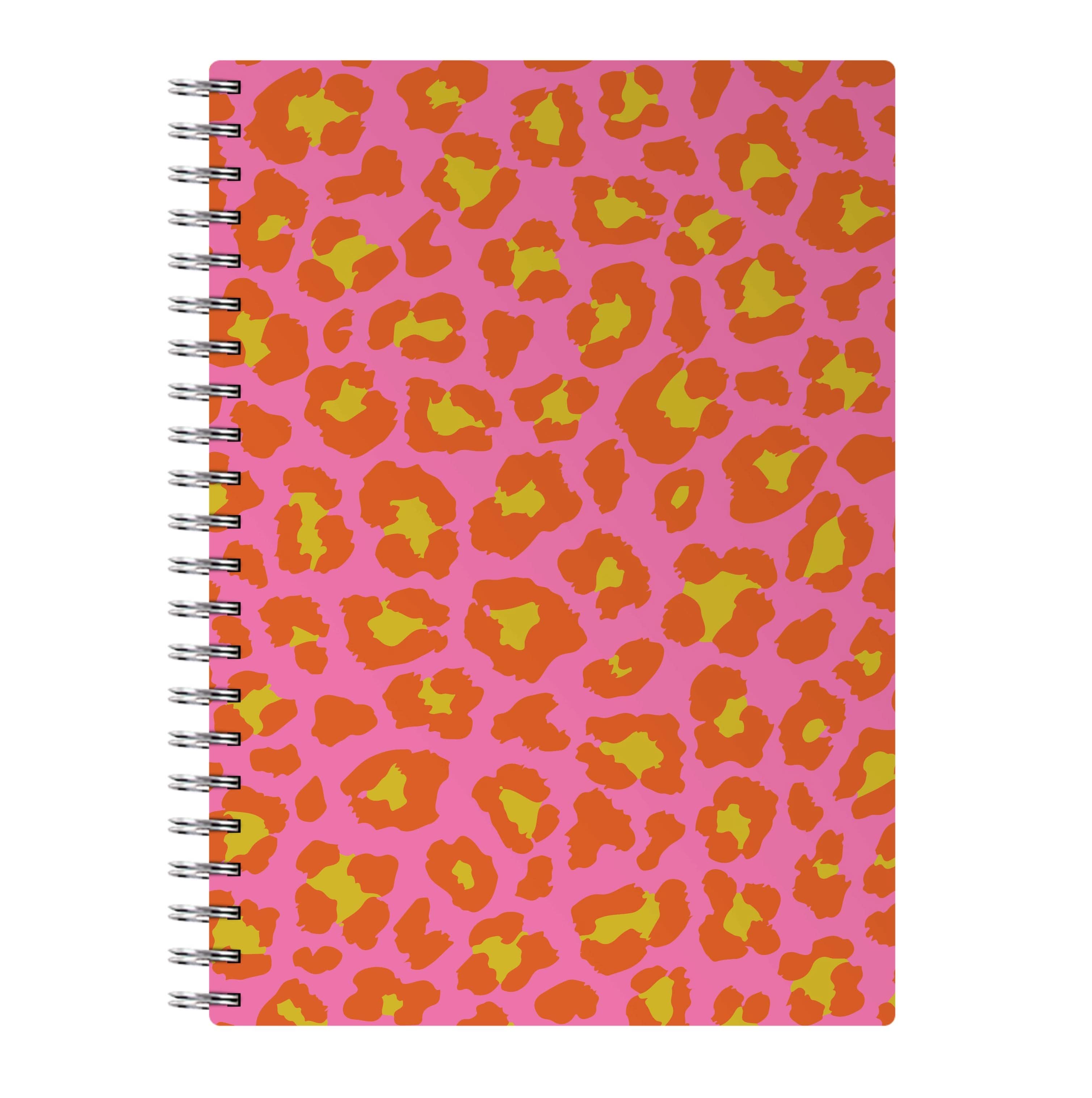Vibrant Cheetah Print Notebook