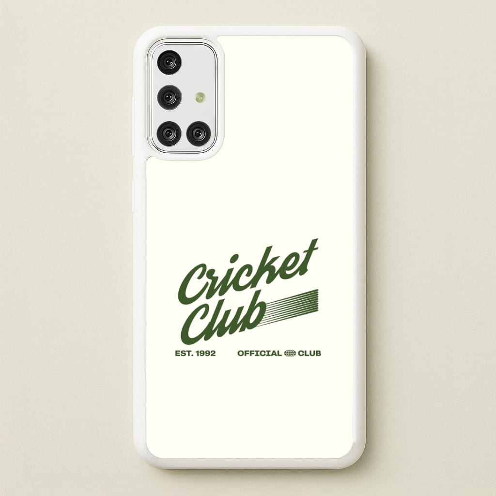 Official Cricket Club Galaxy A71 Case